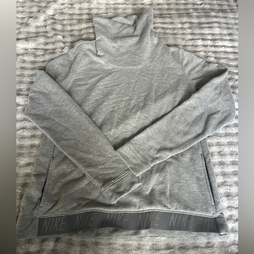 Nike Men's Turtleneck Gray Sweater